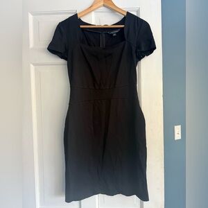 Banana Republic Classic Black Midi Dress